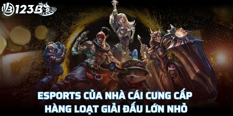 Esports của nhà cái cung cấp hàng loạt giải đấu lớn nhỏ