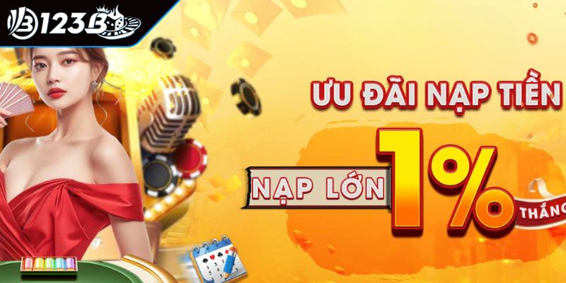 Lựa chọn thông minh khuyến mãi nạp đầu tại 123B 